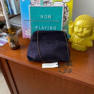 Anthropologie Velvet Clutch